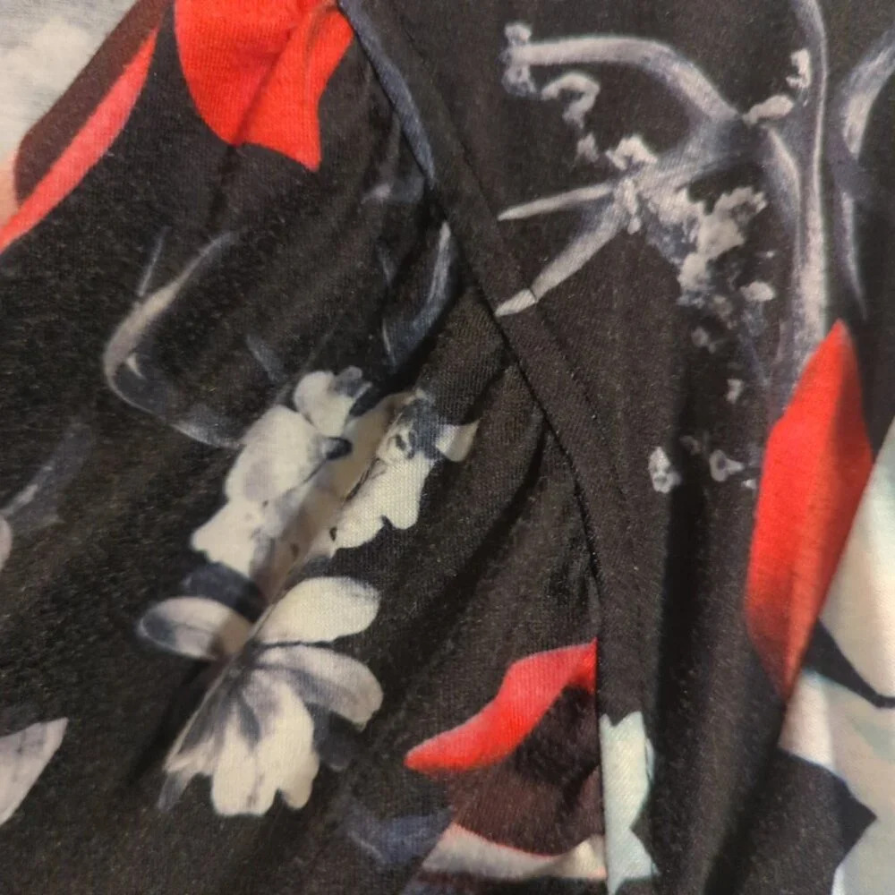 Zeagoo Long Sleeve V-Neck Ruched Blouse Size XL - Picture 4 of 7